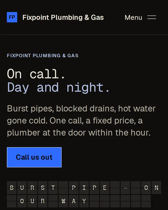 The Dispatch website design